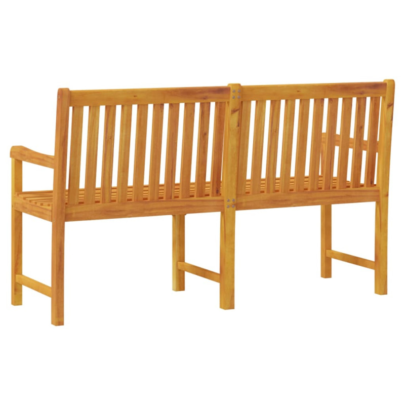 Ławka ogrodowa, 150 cm, lite drewno akacjowe