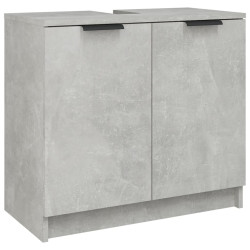 Szafka łazienkowa, szarość betonu, 64,5x33,5x59 cm