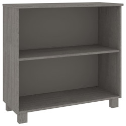 Szafka HAMAR, jasnoszara, 85x35x80 cm, drewno sosnowe