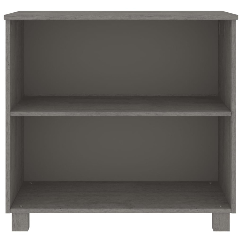 Szafka HAMAR, jasnoszara, 85x35x80 cm, drewno sosnowe