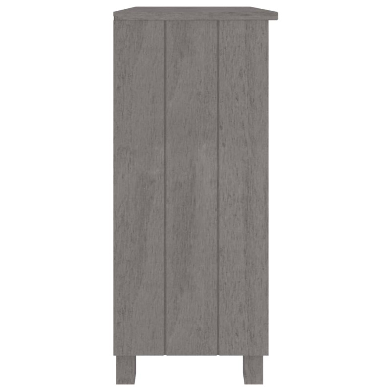 Szafka HAMAR, jasnoszara, 85x35x80 cm, drewno sosnowe