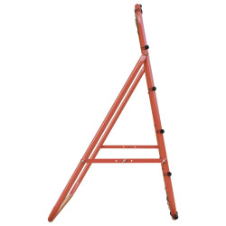 Regulowany rebounder piłkarski, 96x80x96 cm, stali i PE