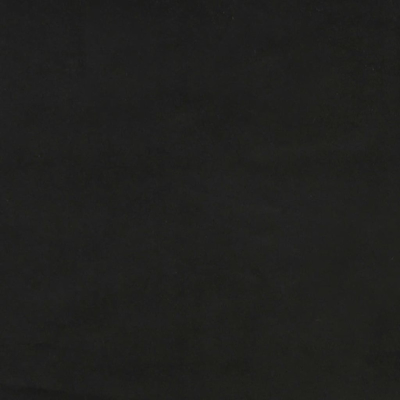 Zagłówek uszak, czarny, 93x23x118/128 cm, aksamit