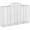 Kosze gabionowe, 40 szt, 200x50x120/140cm, galwanizowane żelazo