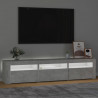 Szafka pod TV z oświetleniem LED, szarość betonu, 180x35x40 cm