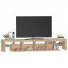 Szafka pod TV z oświetleniem LED, dąb sonoma, 230x36,5x40 cm