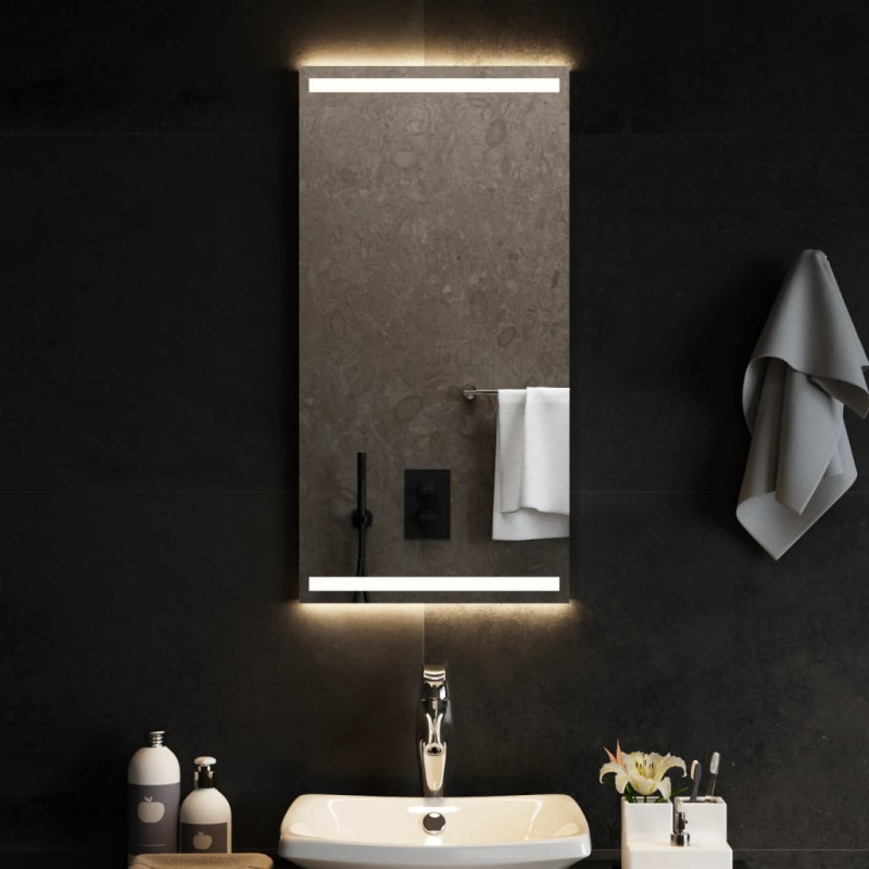Lustro łazienkowe z LED, 40x80 cm