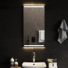 Lustro łazienkowe z LED, 40x80 cm
