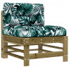 5-cz. zestaw mebli do ogrodu, z poduszkami, impregnowana sosna