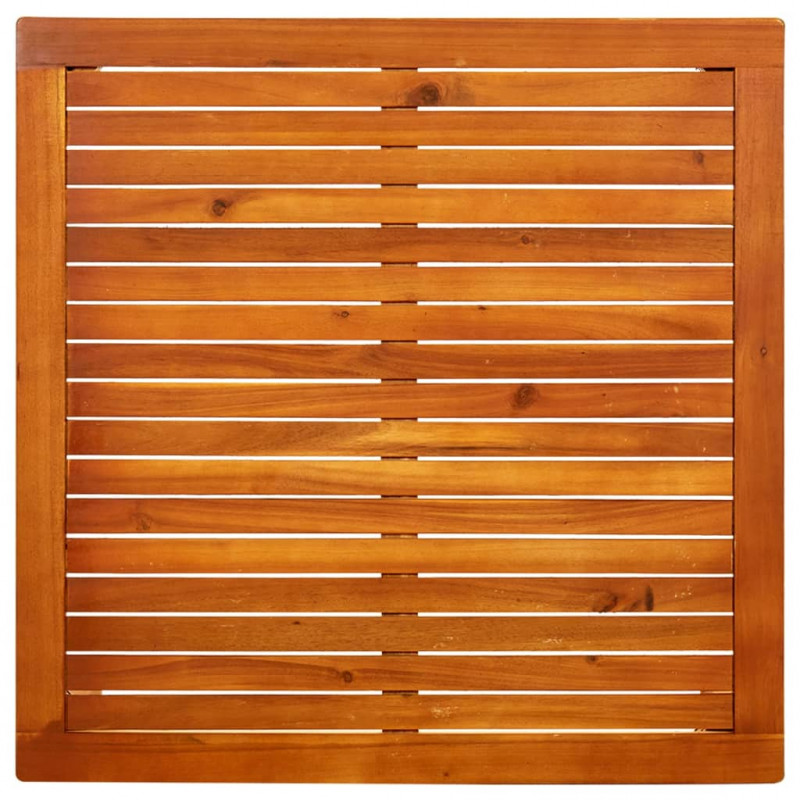 Ogrodowy stolik kawowy, 85x85x45 cm, lite drewno akacjowe