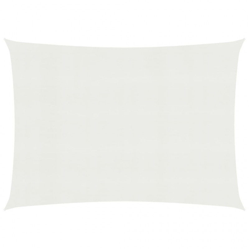 Żagiel przeciwsłoneczny, 160 g/m², biały, 3,5x4,5 m, HDPE