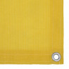 Parawan balkonowy, żółty, 90x400 cm, HDPE
