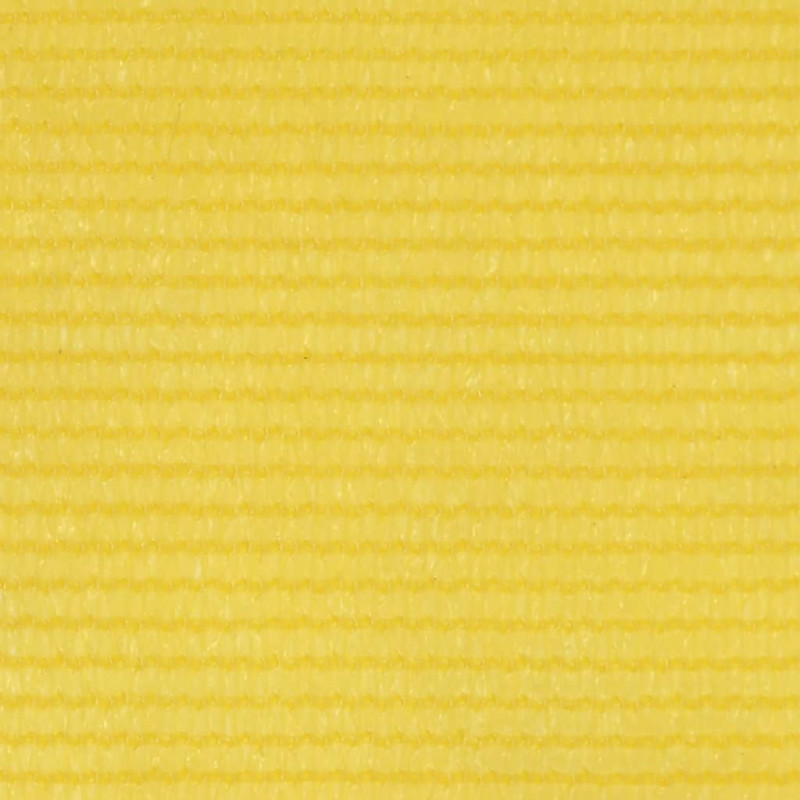 Parawan balkonowy, żółty, 120x500 cm, HDPE