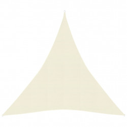 Żagiel przeciwsłoneczny, 160 g/m², kremowy, 5x6x6 m, HDPE