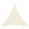 Żagiel przeciwsłoneczny, 160 g/m², kremowy, 5x6x6 m, HDPE