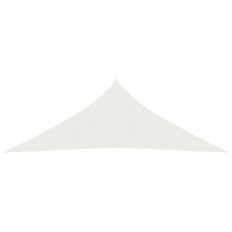 Żagiel przeciwsłoneczny, 160 g/m², biały, 4,5x4,5x4,5m, HDPE