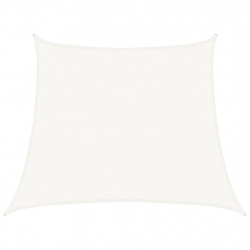 Żagiel przeciwsłoneczny, 160 g/m², biały, 3/4x3 m, HDPE