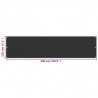 Parawan ogrodowy HDPE, 120x500, cm antracytowy