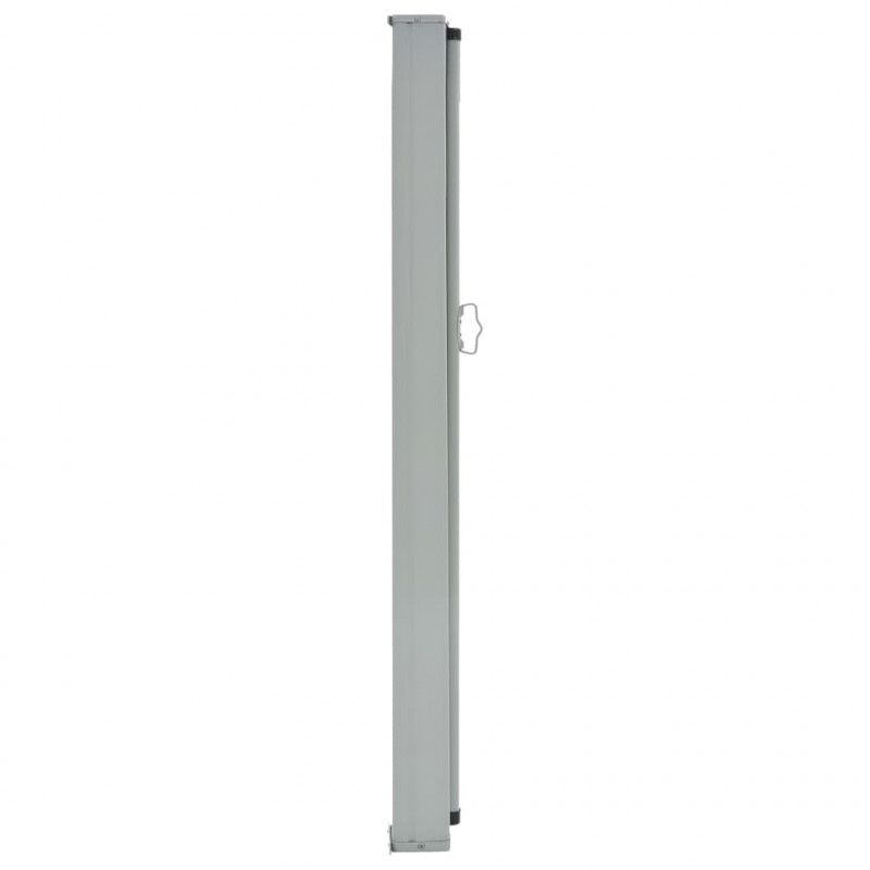 Wysuwana markiza boczna na taras, 80 x 300 cm, szara