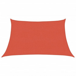 Żagiel przeciwsłoneczny, 160 g/m², terakotowy, 3/4x2 m, HDPE