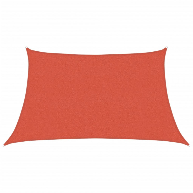 Żagiel przeciwsłoneczny, 160 g/m², terakotowy, 3/4x2 m, HDPE