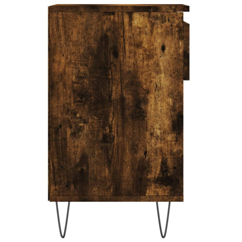 Półka na buty, przydymiony dąb, 102x36x60 cm