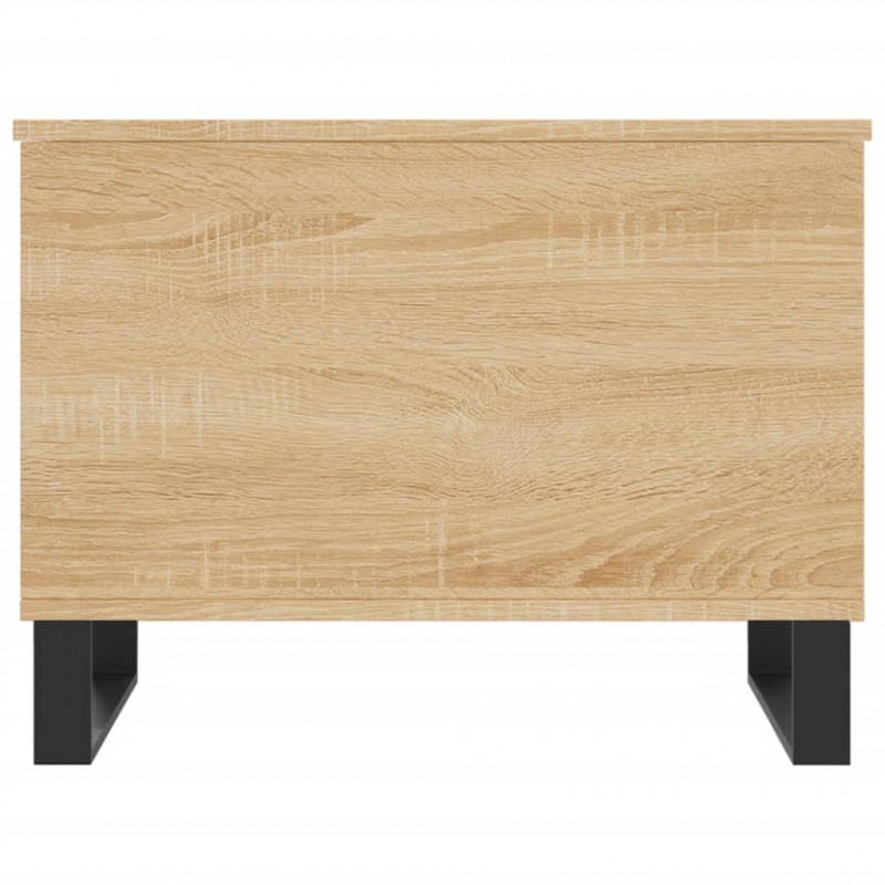 Stolik kawowy, dąb sonoma 60x44,5x45 cm materiał drewnopochodny