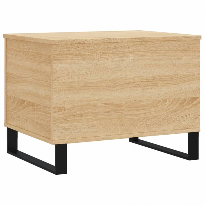Stolik kawowy, dąb sonoma 60x44,5x45 cm materiał drewnopochodny
