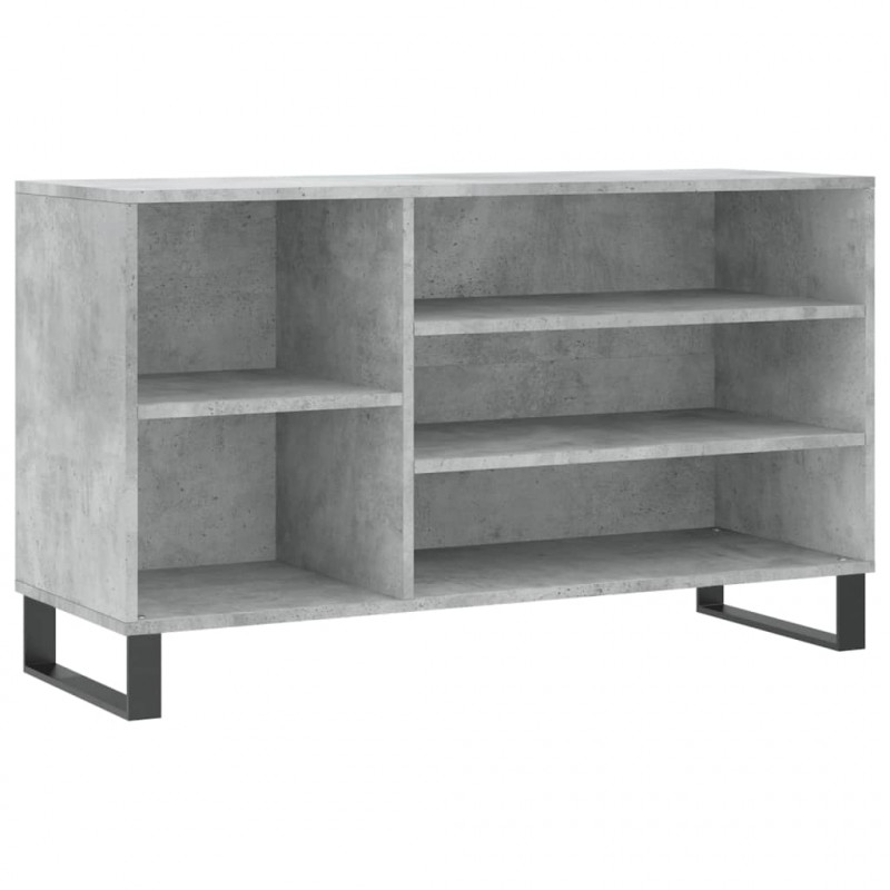 Szafka na buty, szarość betonu, 102x36x60 cm