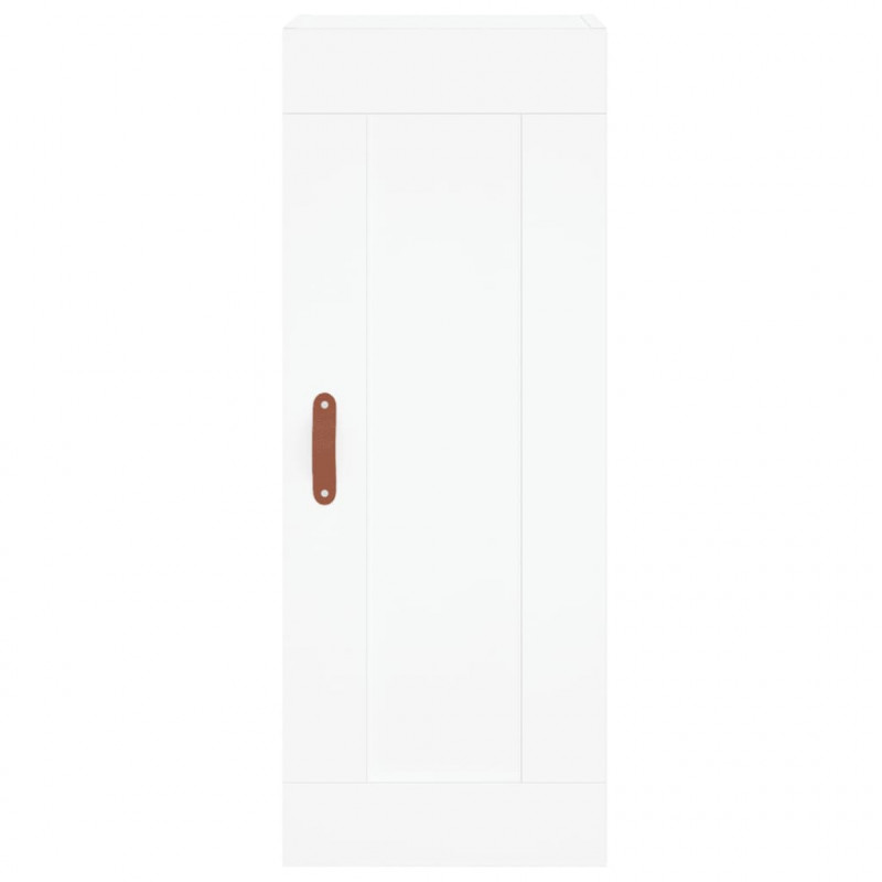 Szafka wisząca, biała, 34,5x34x90 cm, materiał drewnopochodny