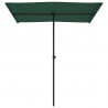 Parasol ogrodowy na aluminiowym słupku, 180x110 cm, zielony