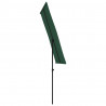 Parasol ogrodowy na aluminiowym słupku, 180x110 cm, zielony