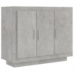 Szafka, szarość betonu, 92x35x75 cm, materiał drewnopochodny