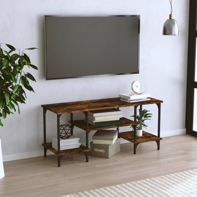 Szafka pod TV, przydymiony dąb, 102x35x45,5 cm