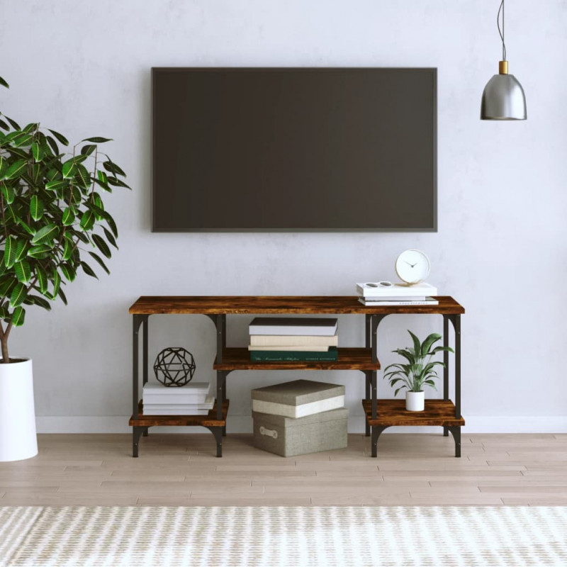 Szafka pod TV, przydymiony dąb, 102x35x45,5 cm
