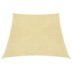 Żagiel przeciwsłoneczny, 160 g/m², beżowy, 3/4x2 m, HDPE
