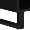 Szafka RTV, 100x33x46 cm, mango i materiał drewnopochodny