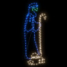 Świąteczna dekoracja, pastuszek i baranek, 168 LED, 102,5x35 cm