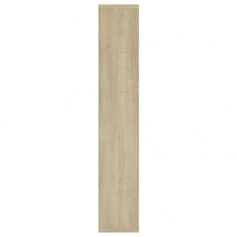 Półka ścienna, dąb sonoma, 36x16x90 cm, materiał drewnopochodny