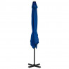 Parasol wiszący z aluminiowym słupkiem, 250x250 cm, niebieski