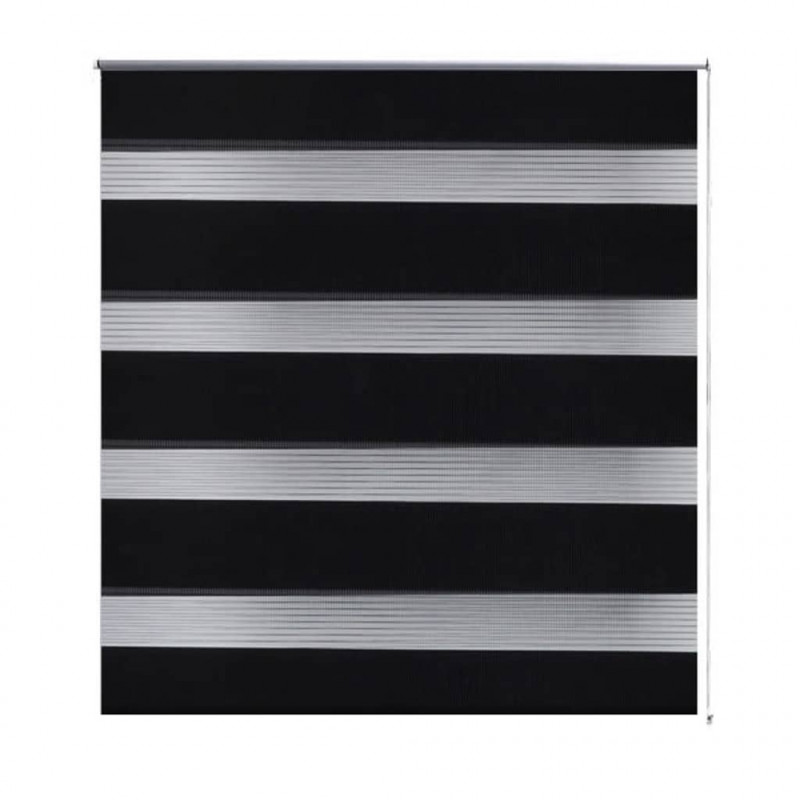 Roleta Zebra (90 x 150 cm) Czarna