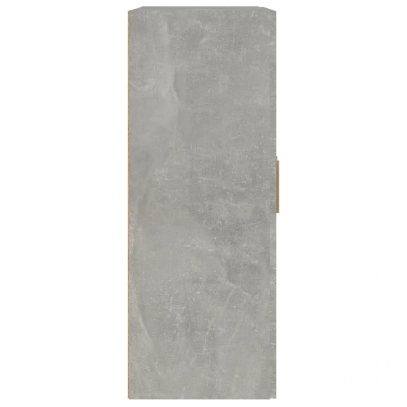 Szafka ścienna, szarość betonu, 69,5x32,5x90 cm