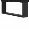 Szafka pod TV, czarna, 102x36x50 cm, materiał drewnopochodny