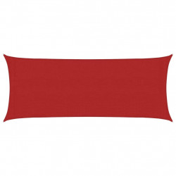 Żagiel przeciwsłoneczny, 160 g/m², czerwony, 2x4,5 m, HDPE