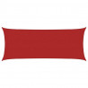 Żagiel przeciwsłoneczny, 160 g/m², czerwony, 2x4,5 m, HDPE