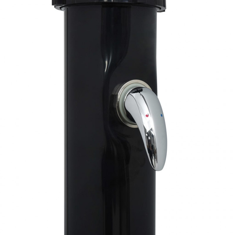 Prysznic solarny, czarny, 214 cm, 20 L