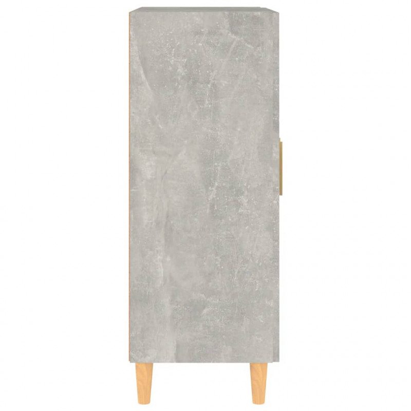 Szafka, szarość betonu, 69,5x34x90 cm, materiał drewnopochodny