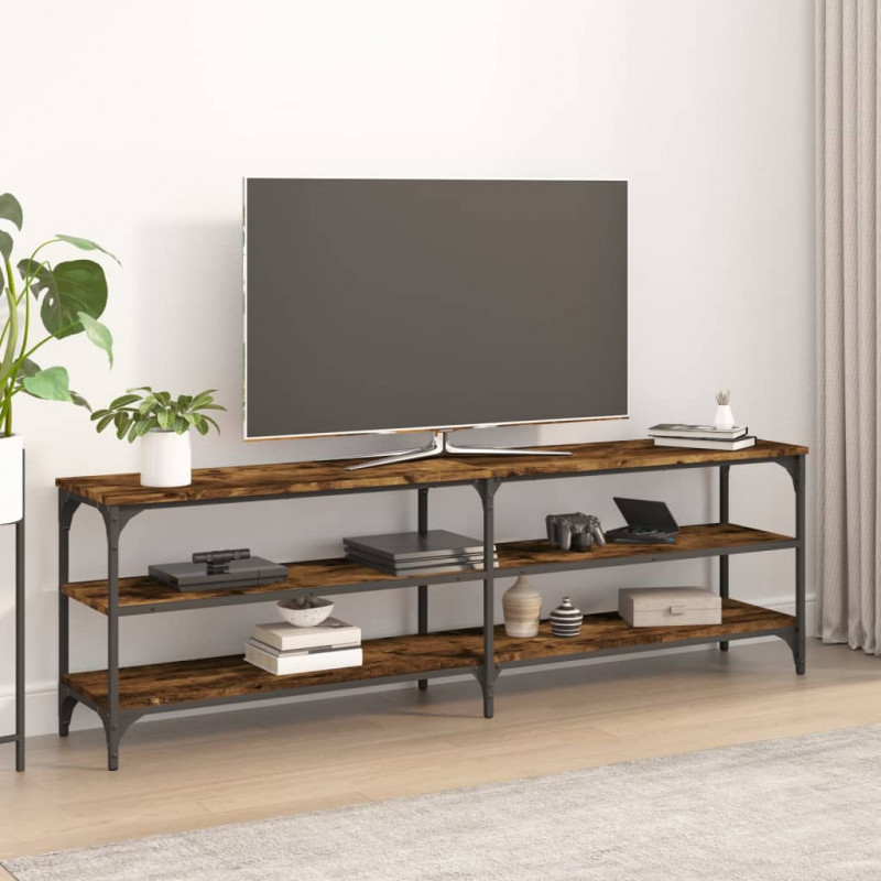 Szafka pod TV, przydymiony dąb, 160x30x50 cm