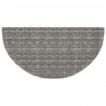 Stolik ogrodowy, szary, 100x50x75 cm, rattan PE