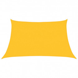 Żagiel przeciwsłoneczny, 160 g/m², żółty, 3/4x2 m, HDPE